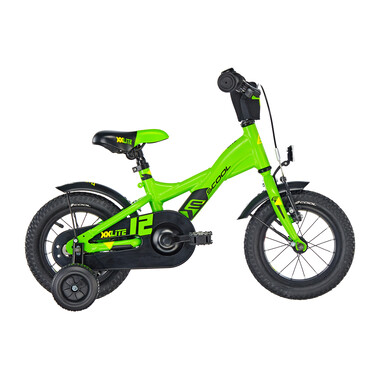 S'COOL XXLITE Alu 12" Kids Bike Green 0